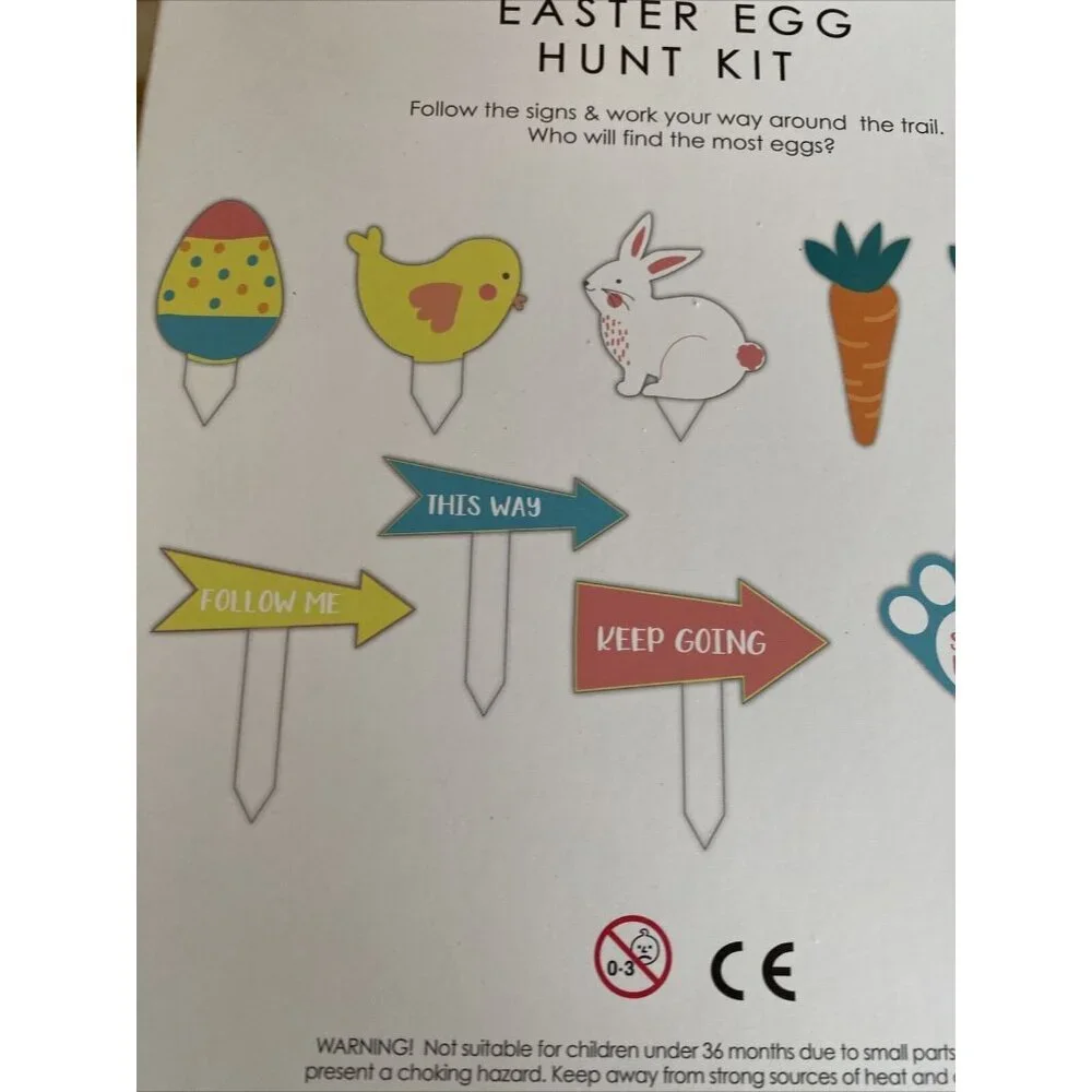 Easter Egg Hunt Kit With Bunny Chick & Carrot Designs For Ages 7+ Planet-Frien